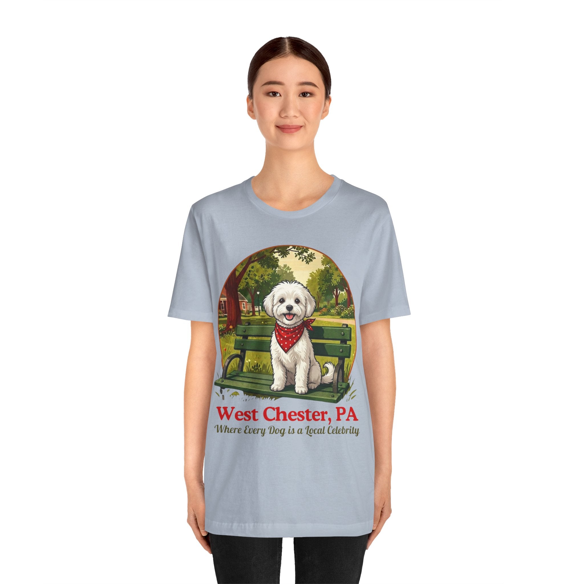 West Chester PA Dog T-Shirt - 'Where Every Dog is a Local Celebrity'
