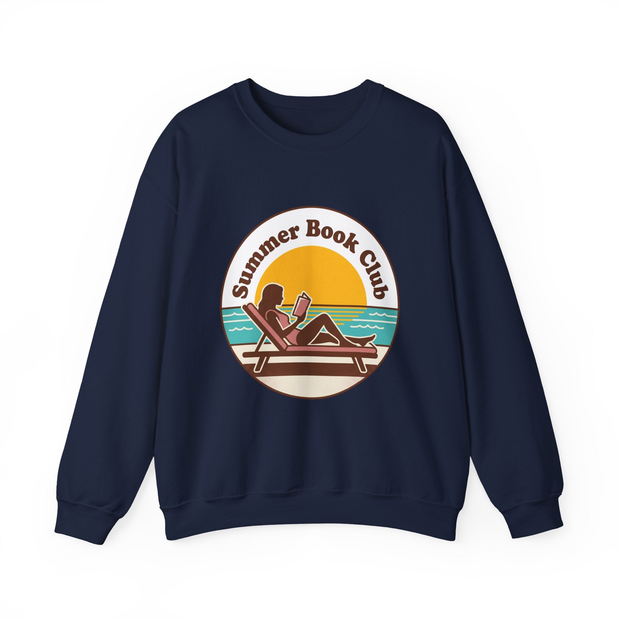 Summer Book Club Sweatshirt | summer aesthetic, coastal vibes, retro pastel