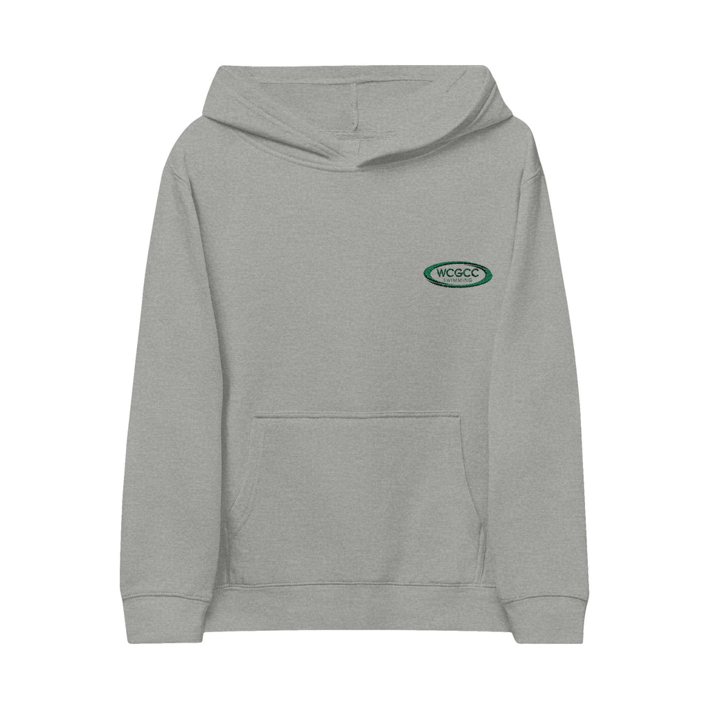 Kids Hoodie with Embroidered Oval Logo — Cozy Fleece Pullover for School & Everyday Wear