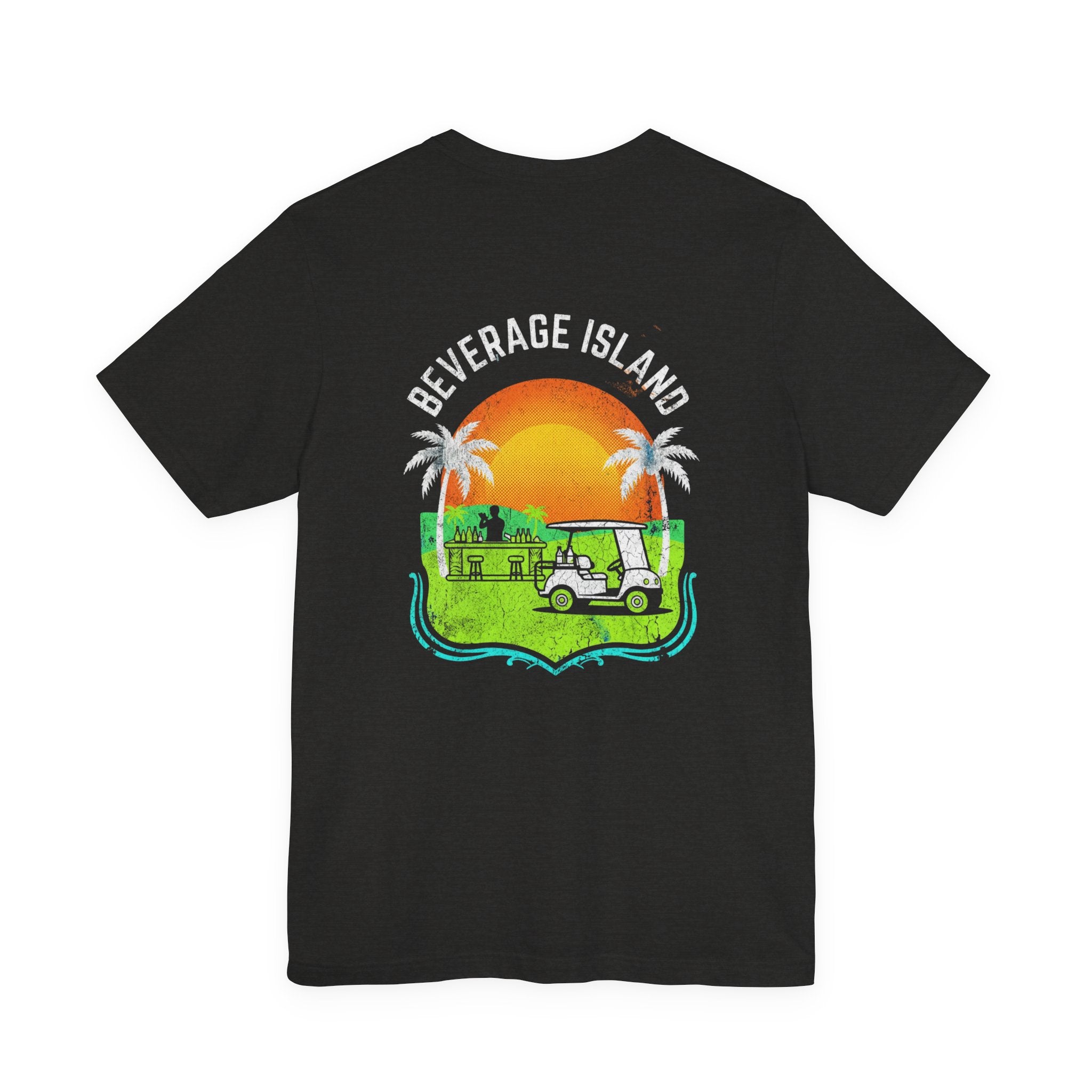 WC Golf themed Beverage Island Golf Cart Tee