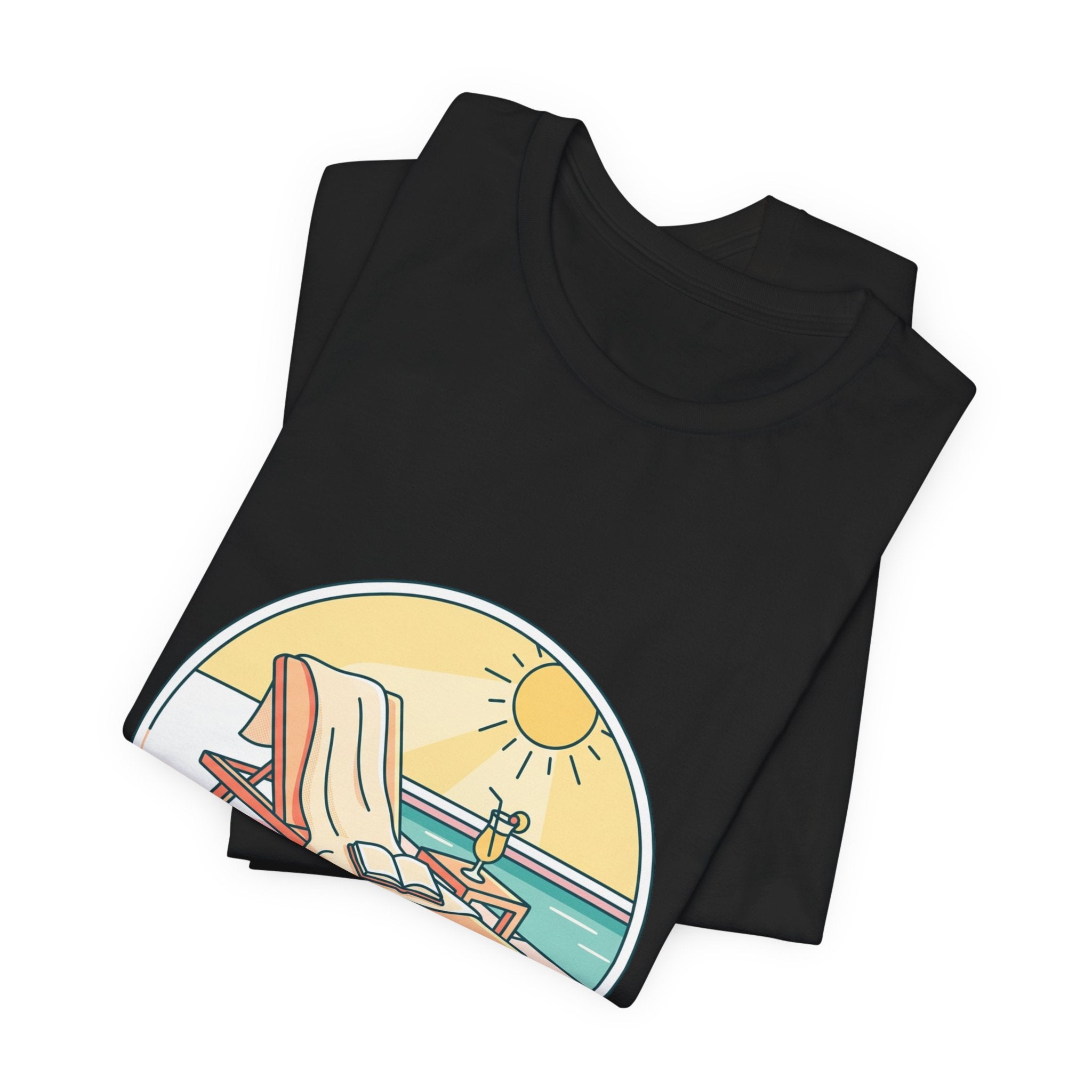Sunny Beach Lounge Tee | Summer Aesthetic, coastal vibes, pastel retro