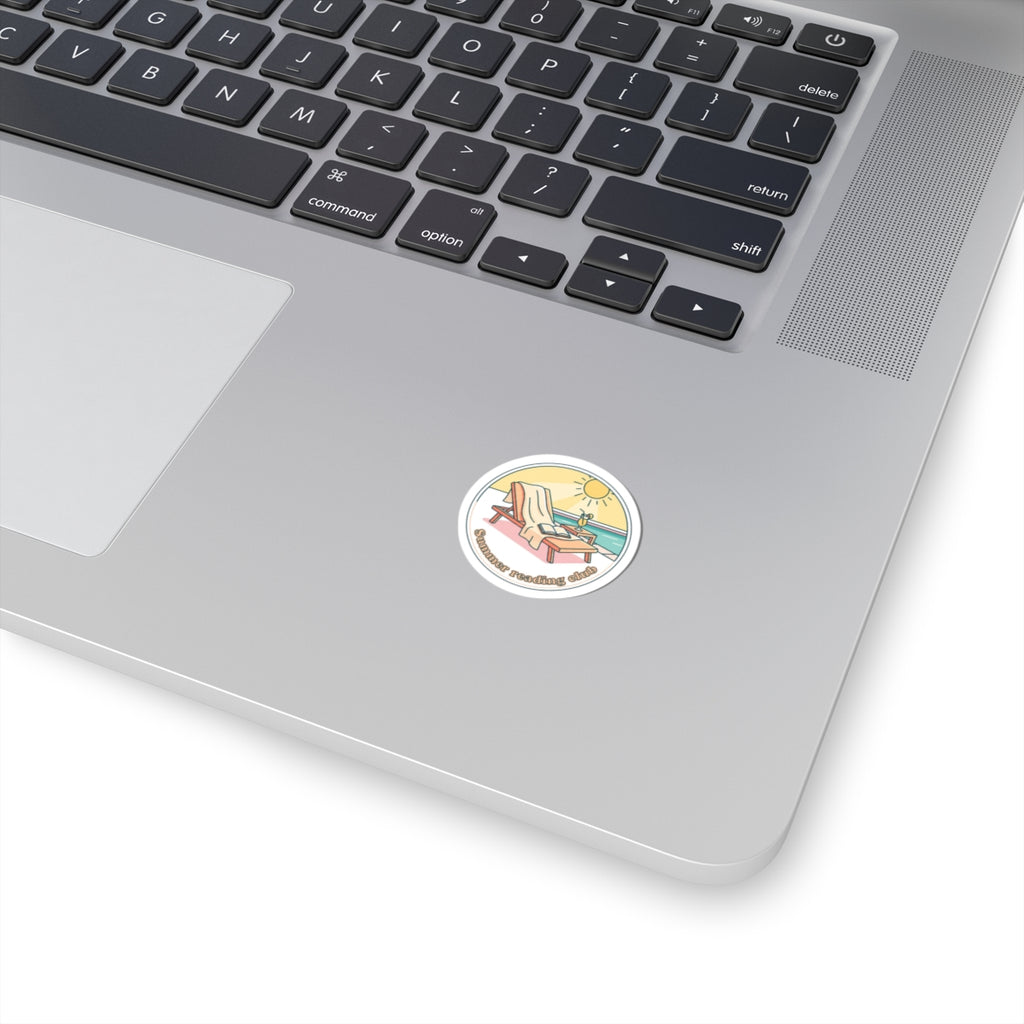 Summer Reading Club Sticker | summer aesthetic, coastal vibes, pastel retro