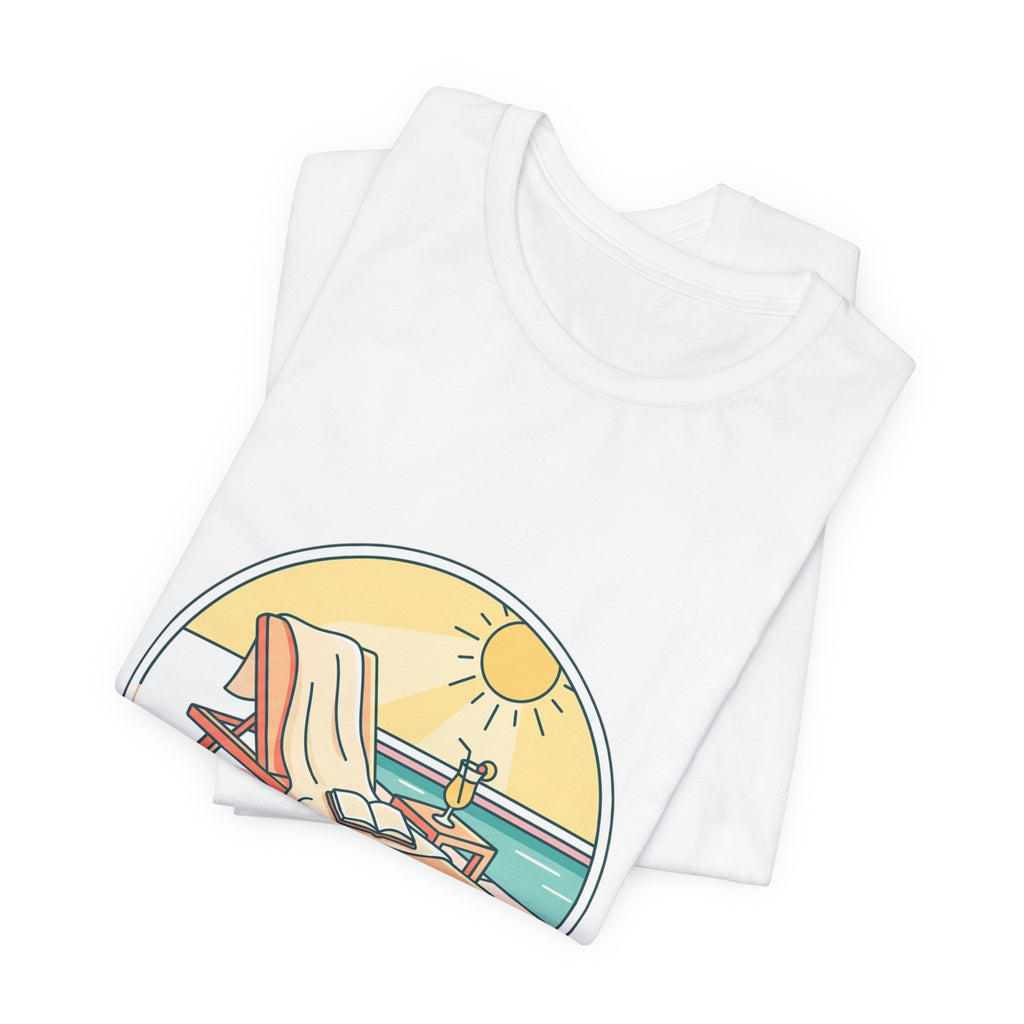 Sunny Beach Lounge Tee | Summer Aesthetic, coastal vibes, pastel retro