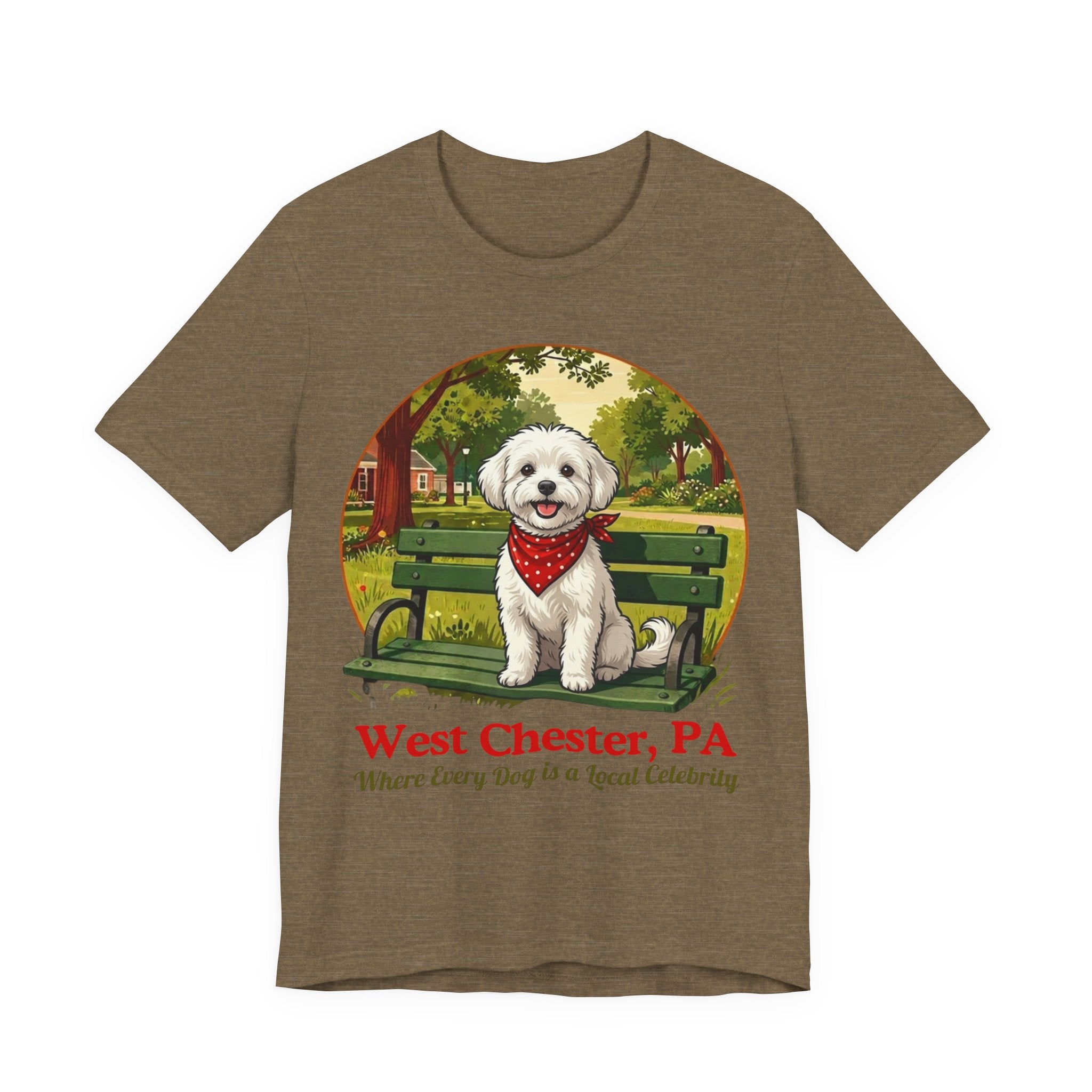 West Chester PA Dog T-Shirt - 'Where Every Dog is a Local Celebrity'