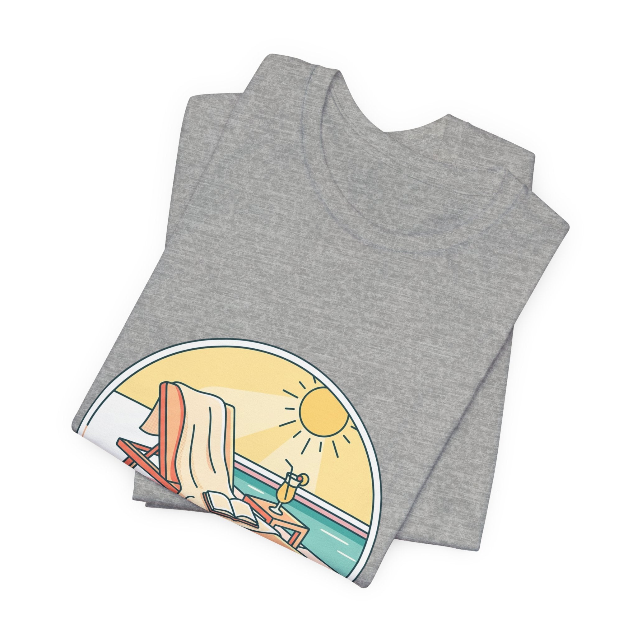 Sunny Beach Lounge Tee | Summer Aesthetic, coastal vibes, pastel retro