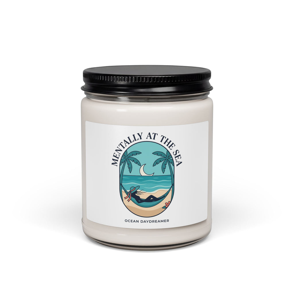 Mentally at the Sea Candle | Scented Soy Candle, Coastal Aesthetic, Sea Breeze