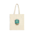 Coastal Escape Tote, beach vacation canvas bag, seafoam pastel aesthetic