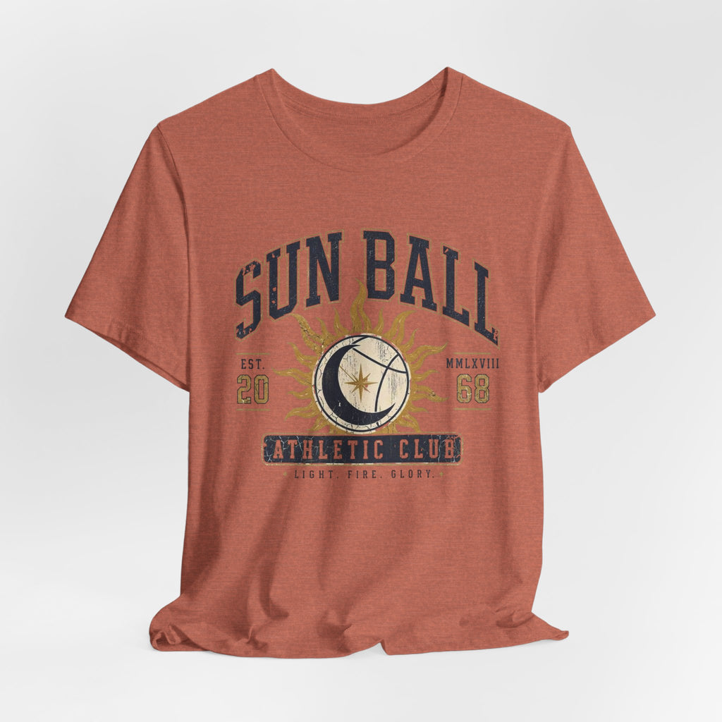 Sun Ball Athletic Club T-Shirt — Vintage Solar Graphic Tee