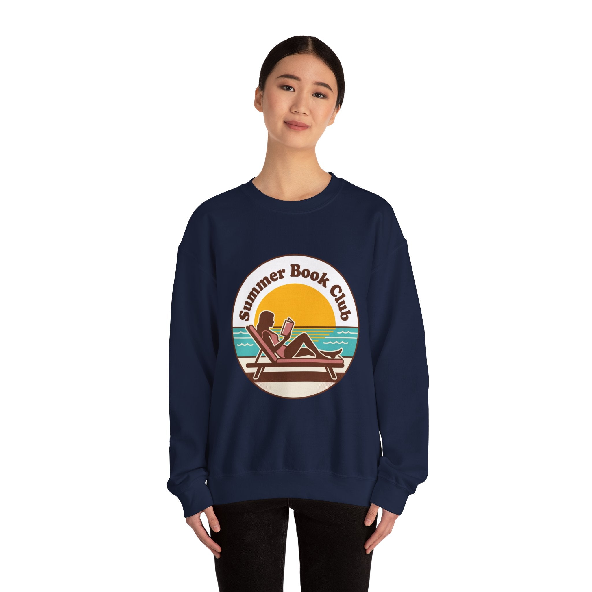 Summer Book Club Sweatshirt | summer aesthetic, coastal vibes, retro pastel