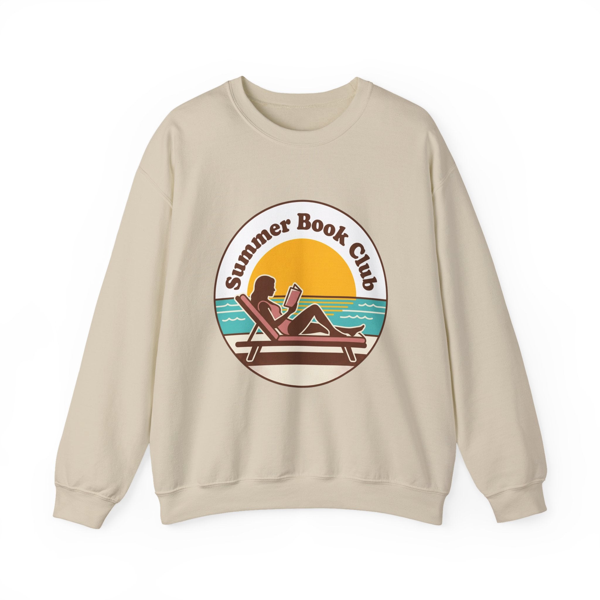 Summer Book Club Sweatshirt | summer aesthetic, coastal vibes, retro pastel