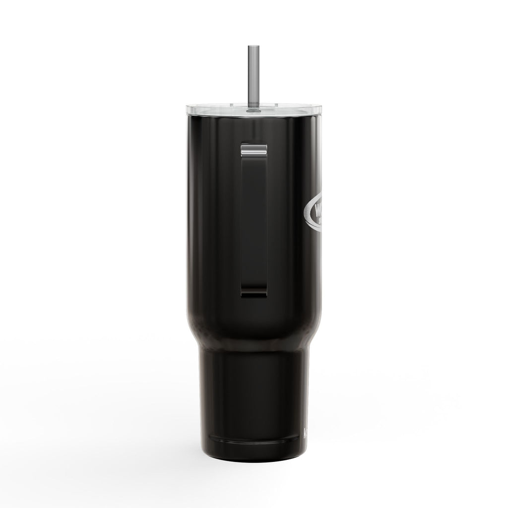 Engraved 40oz Insulated Tumbler with Lid & Straw