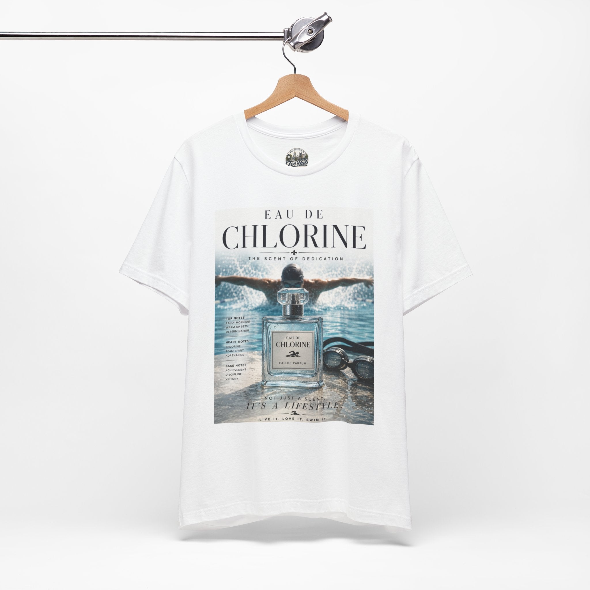 Eau de Chlorine Graphic Tee – Vintage Pool Fragrance T-Shirt
