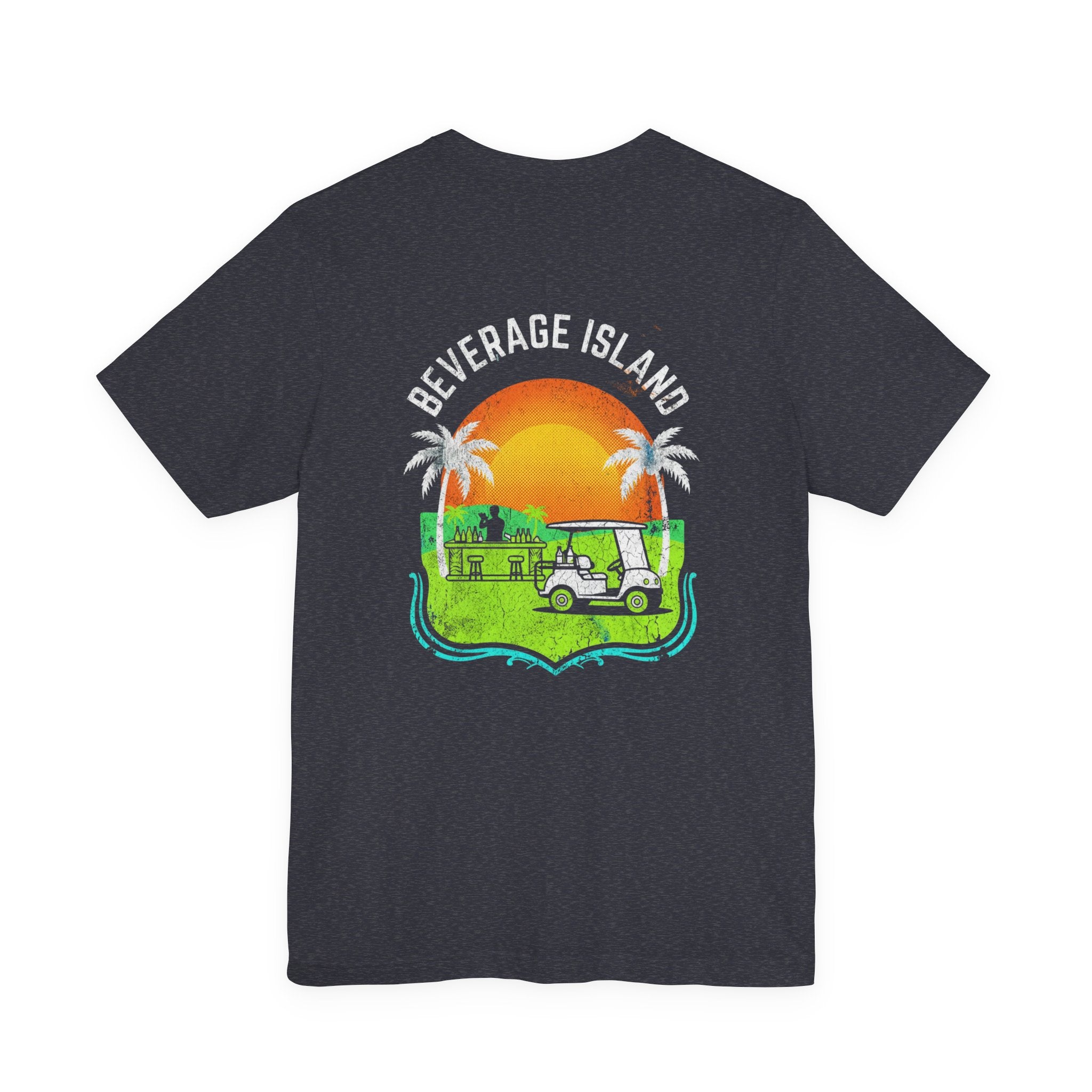 WC Golf themed Beverage Island Golf Cart Tee