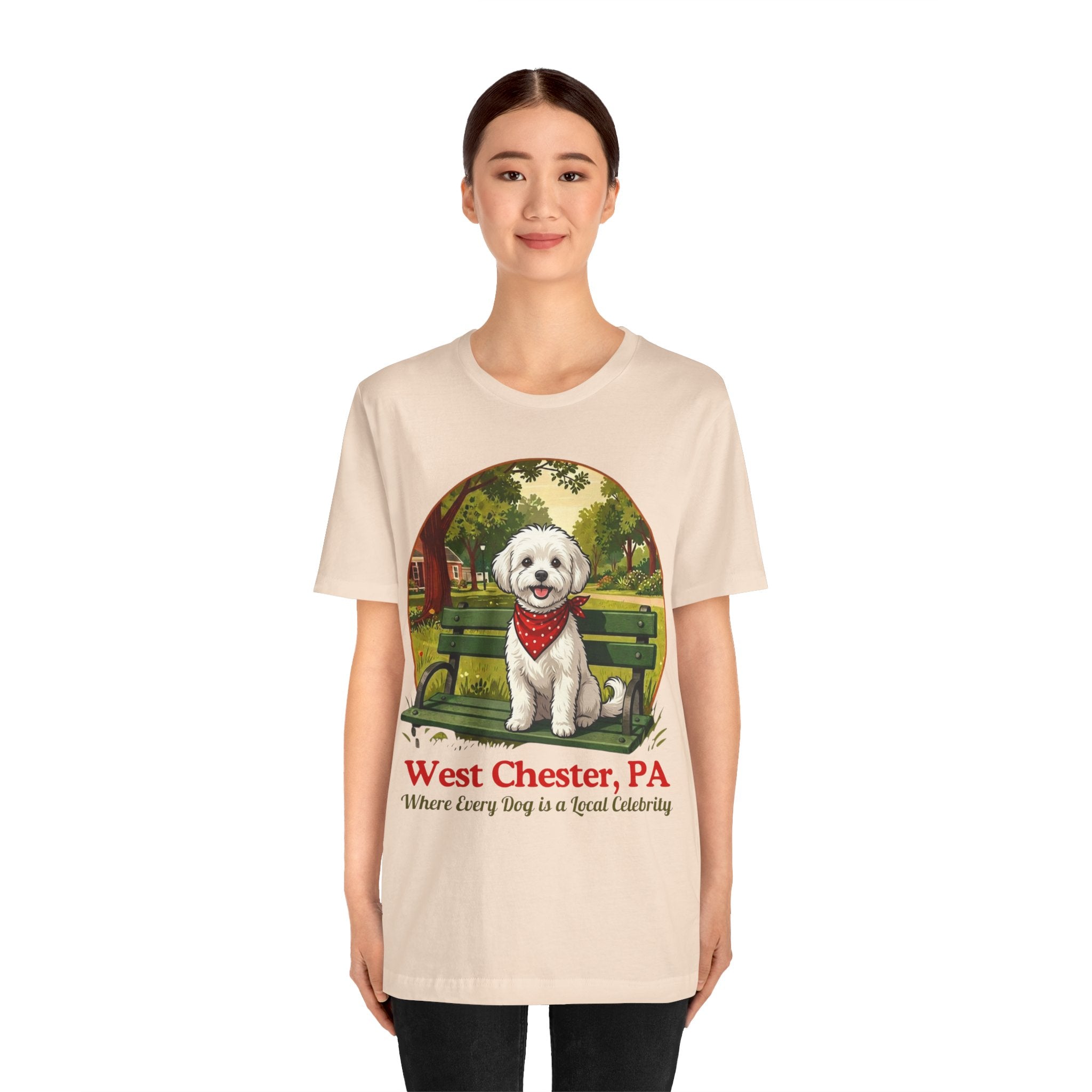 West Chester PA Dog T-Shirt - 'Where Every Dog is a Local Celebrity'