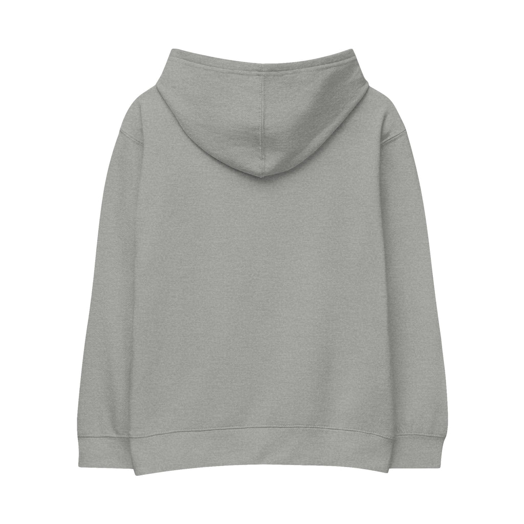 Kids Hoodie with Embroidered Oval Logo — Cozy Fleece Pullover for School & Everyday Wear