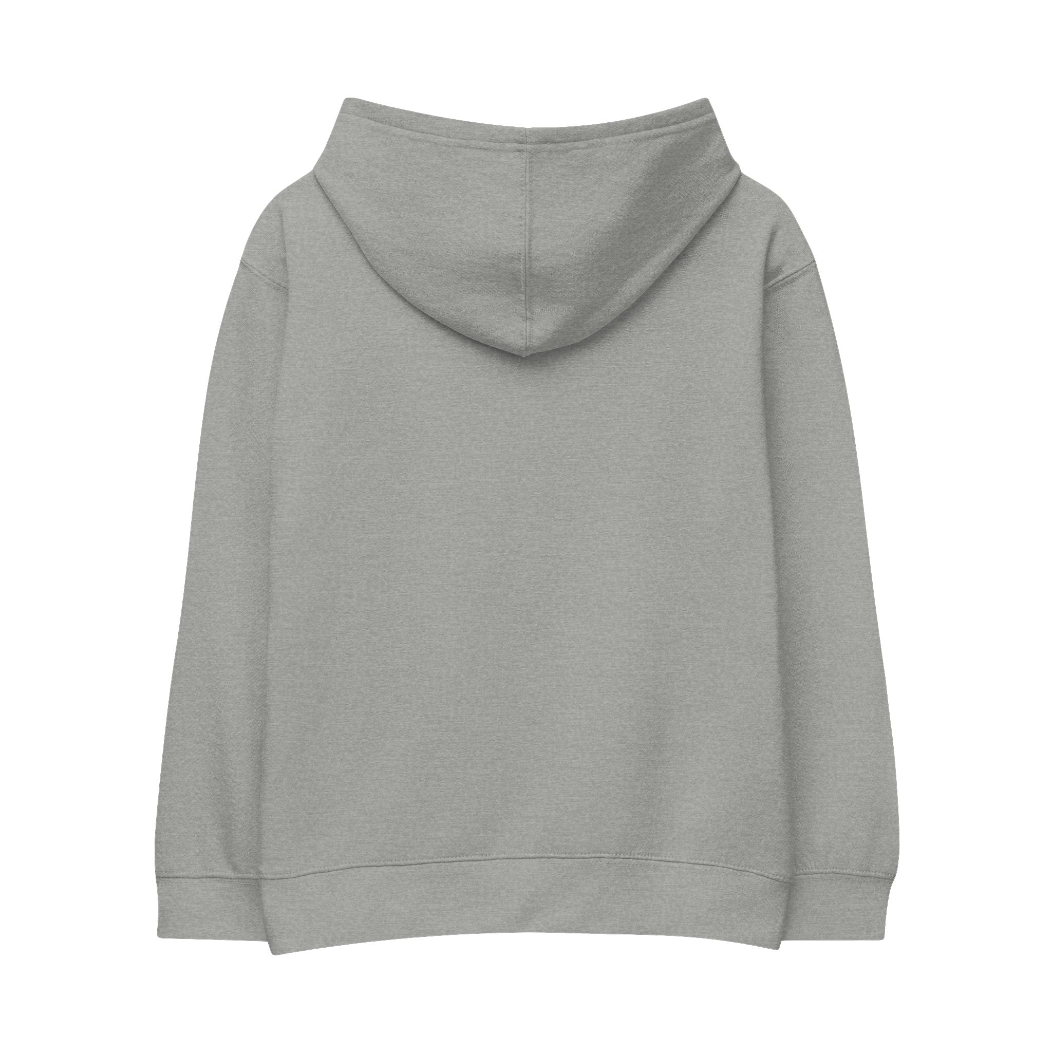 Kids Hoodie with Embroidered Oval Logo — Cozy Fleece Pullover for School & Everyday Wear