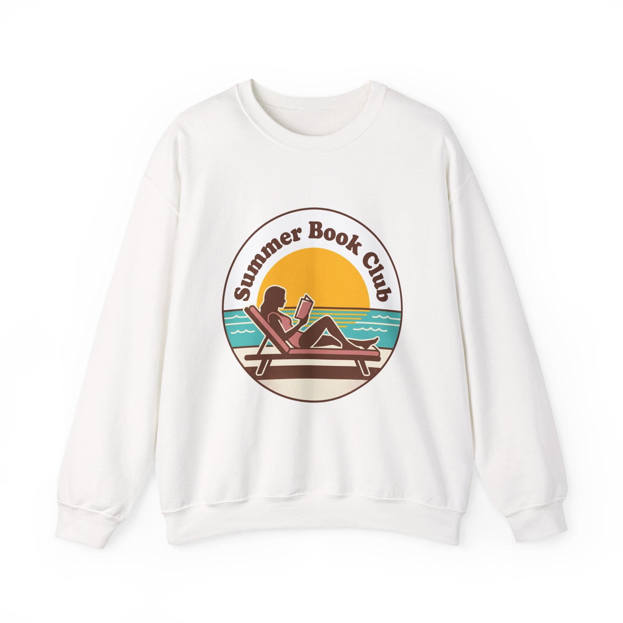 Summer Book Club Sweatshirt | summer aesthetic, coastal vibes, retro pastel