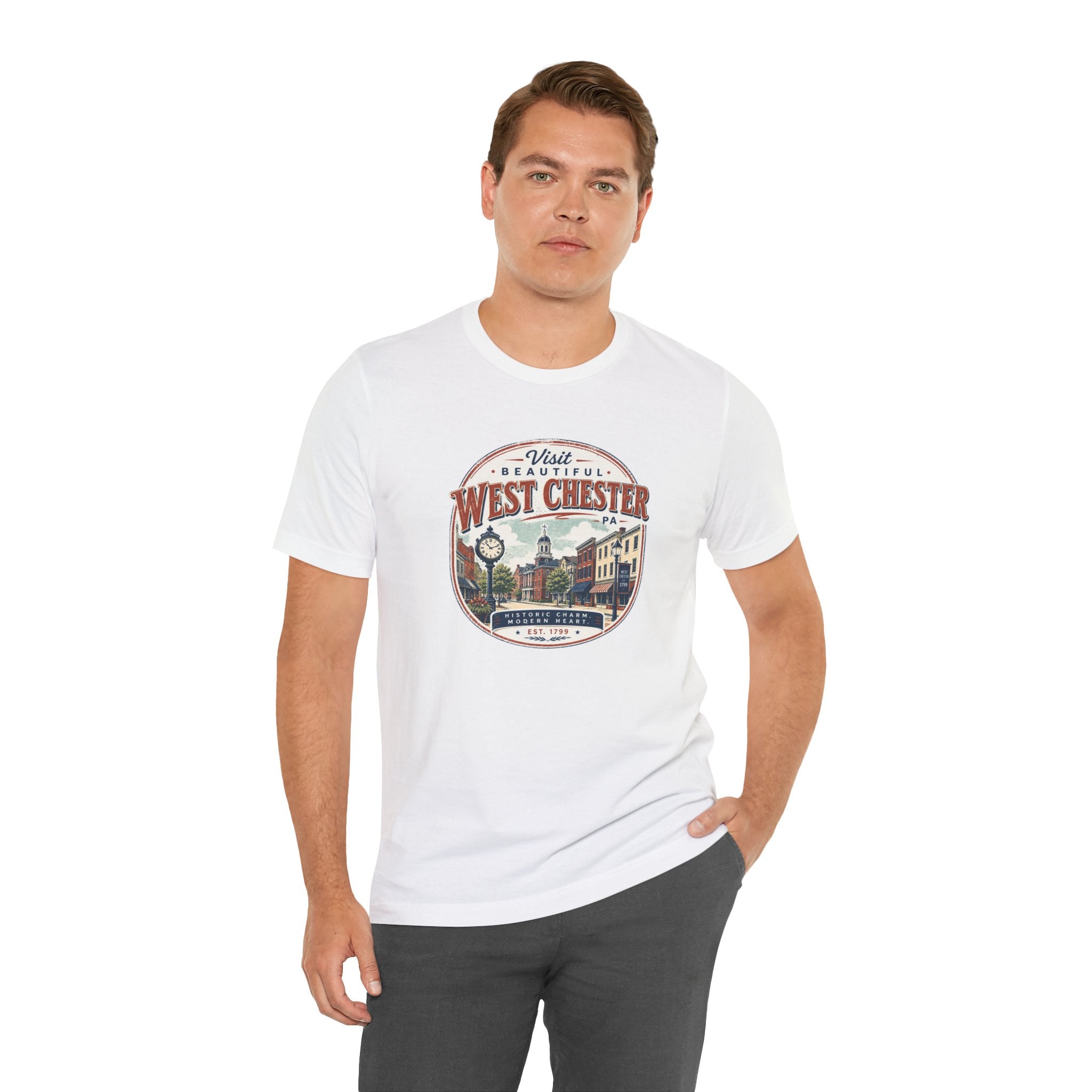 Visit Beautiful West Chester PA Vintage Travel T-Shirt
