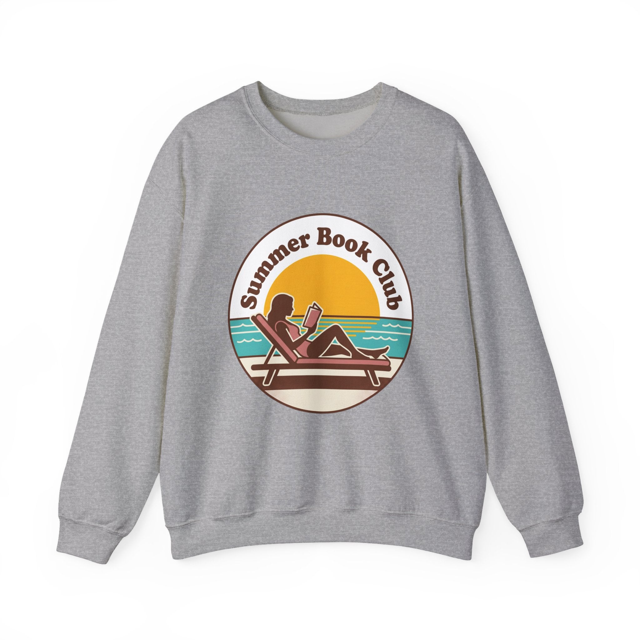 Summer Book Club Sweatshirt | summer aesthetic, coastal vibes, retro pastel
