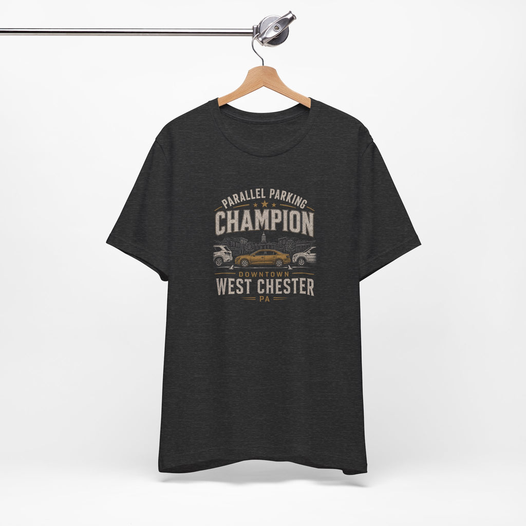 Parallel Parking Champion T‑Shirt — West Chester Vintage Auto Lover Tee