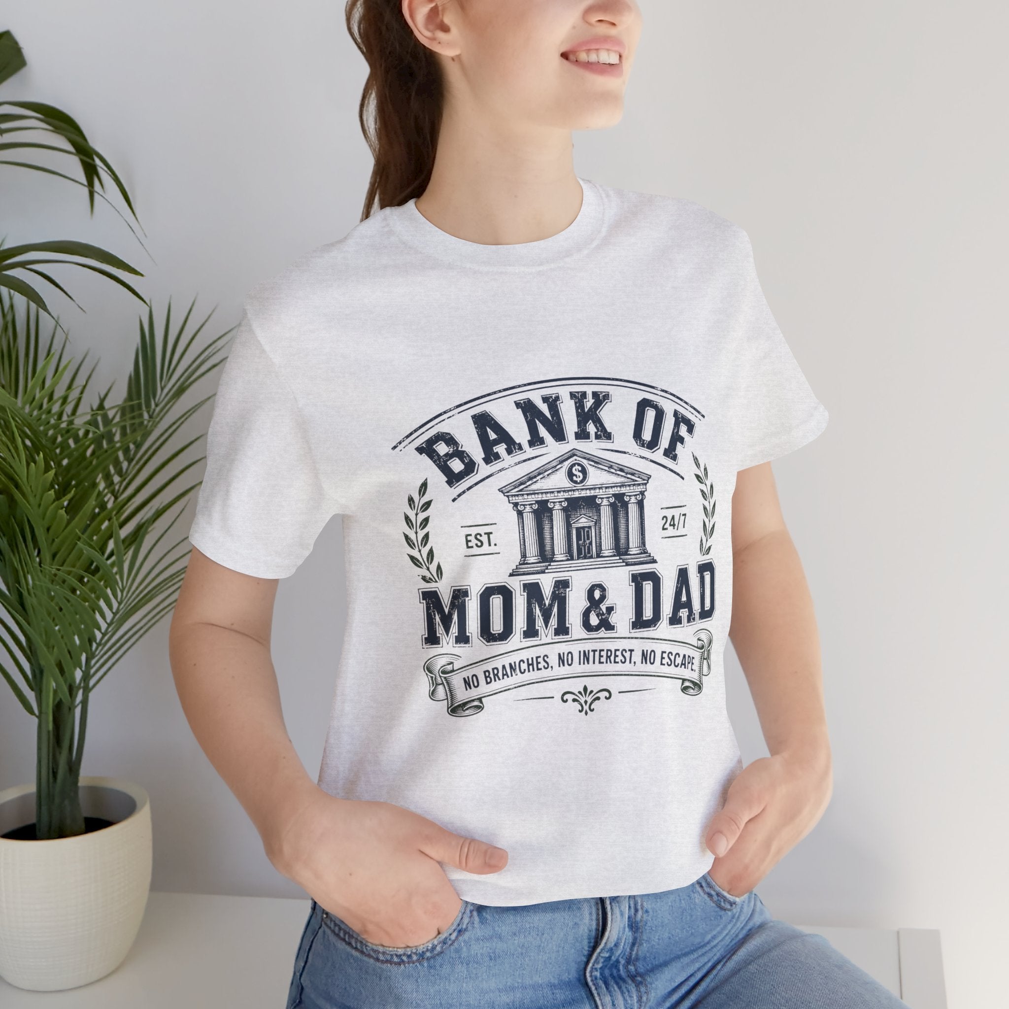 Bank of Mom & Dad T-Shirt – Funny Parent Fund Vintage Tee