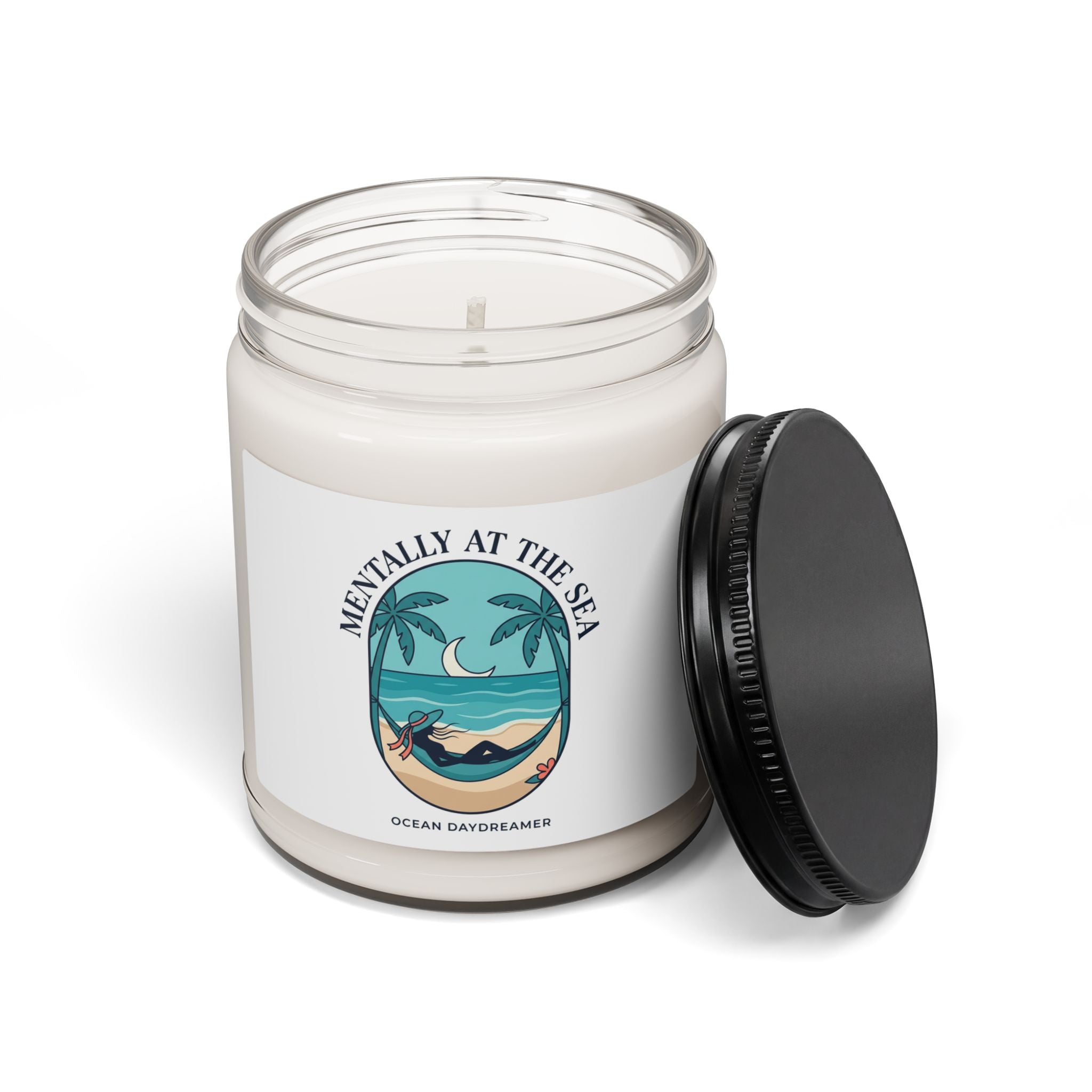 Mentally at the Sea Candle | Scented Soy Candle, Coastal Aesthetic, Sea Breeze