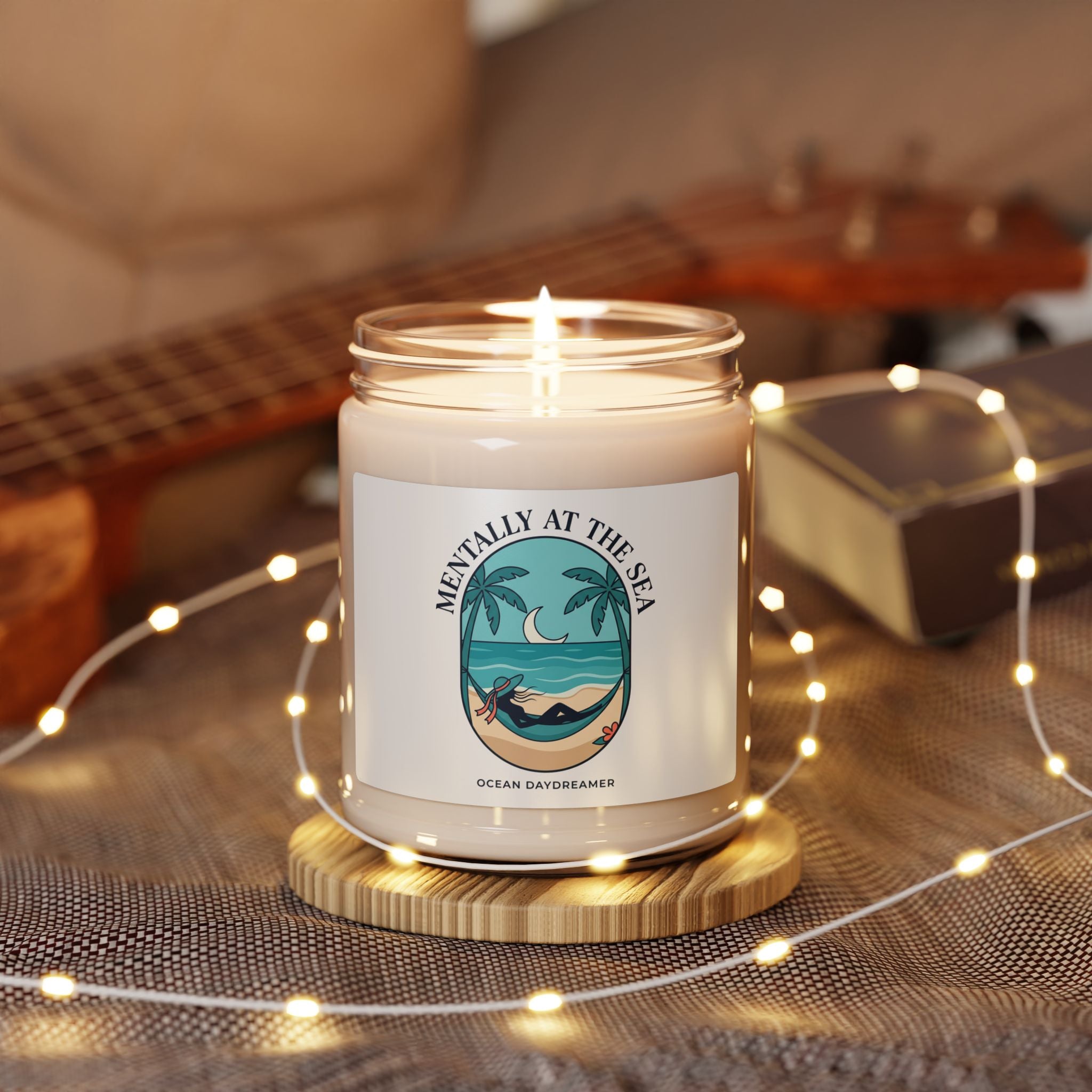 Mentally at the Sea Candle | Scented Soy Candle, Coastal Aesthetic, Sea Breeze