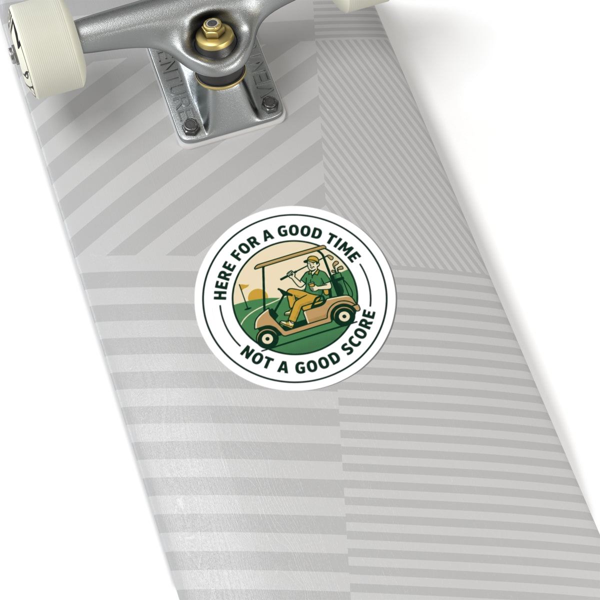 Here for a Good Time Not a Good Score Sticker | Golf, Bogey, Retro Country Club