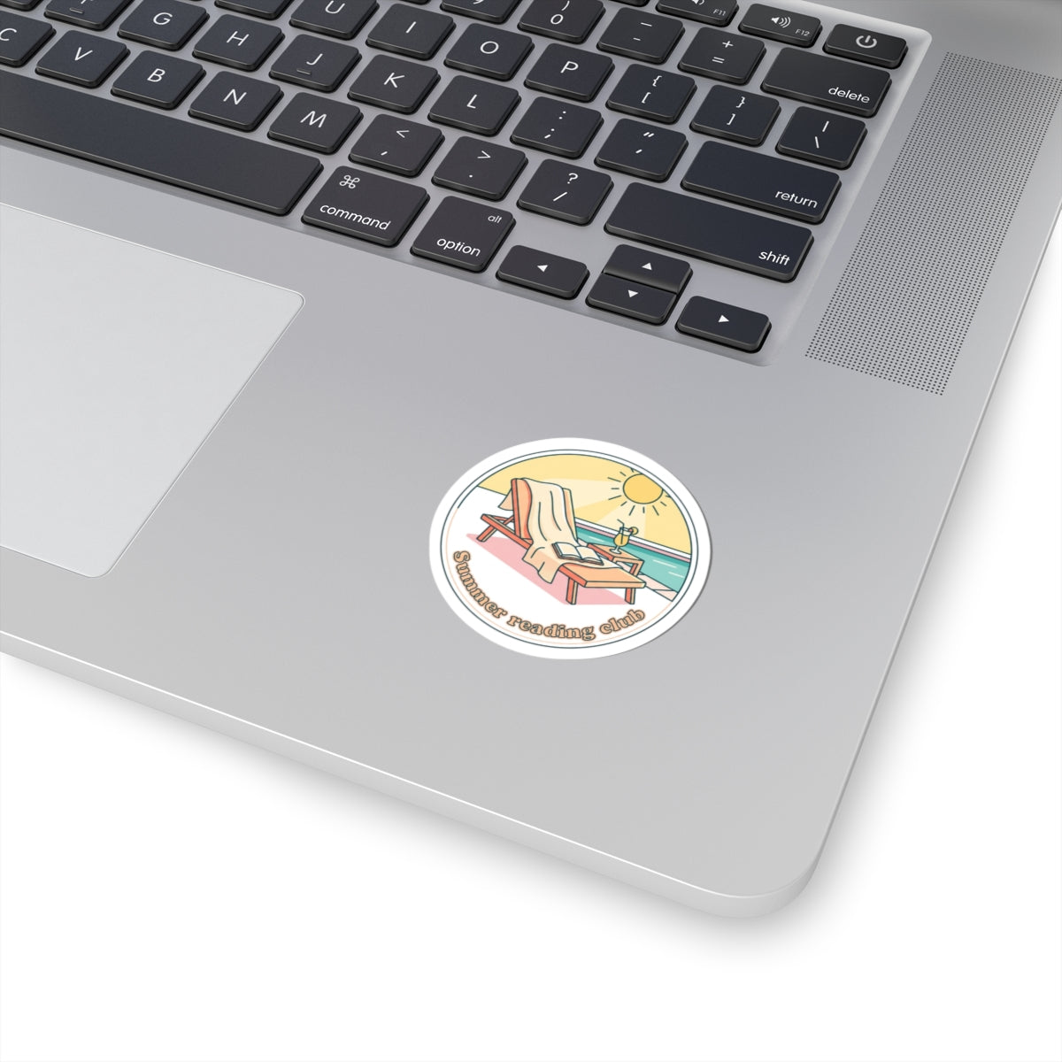 Summer Reading Club Sticker | summer aesthetic, coastal vibes, pastel retro