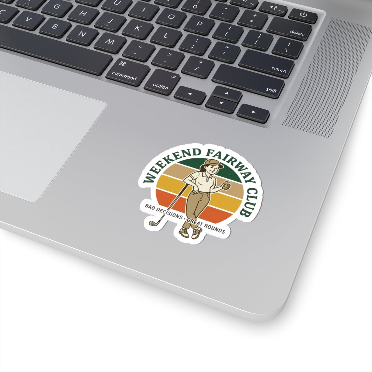 Weekend Fairway Club Sticker | Retro Golf, Bogey Humor