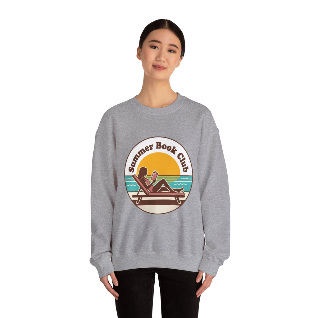 Summer Book Club Sweatshirt | summer aesthetic, coastal vibes, retro pastel