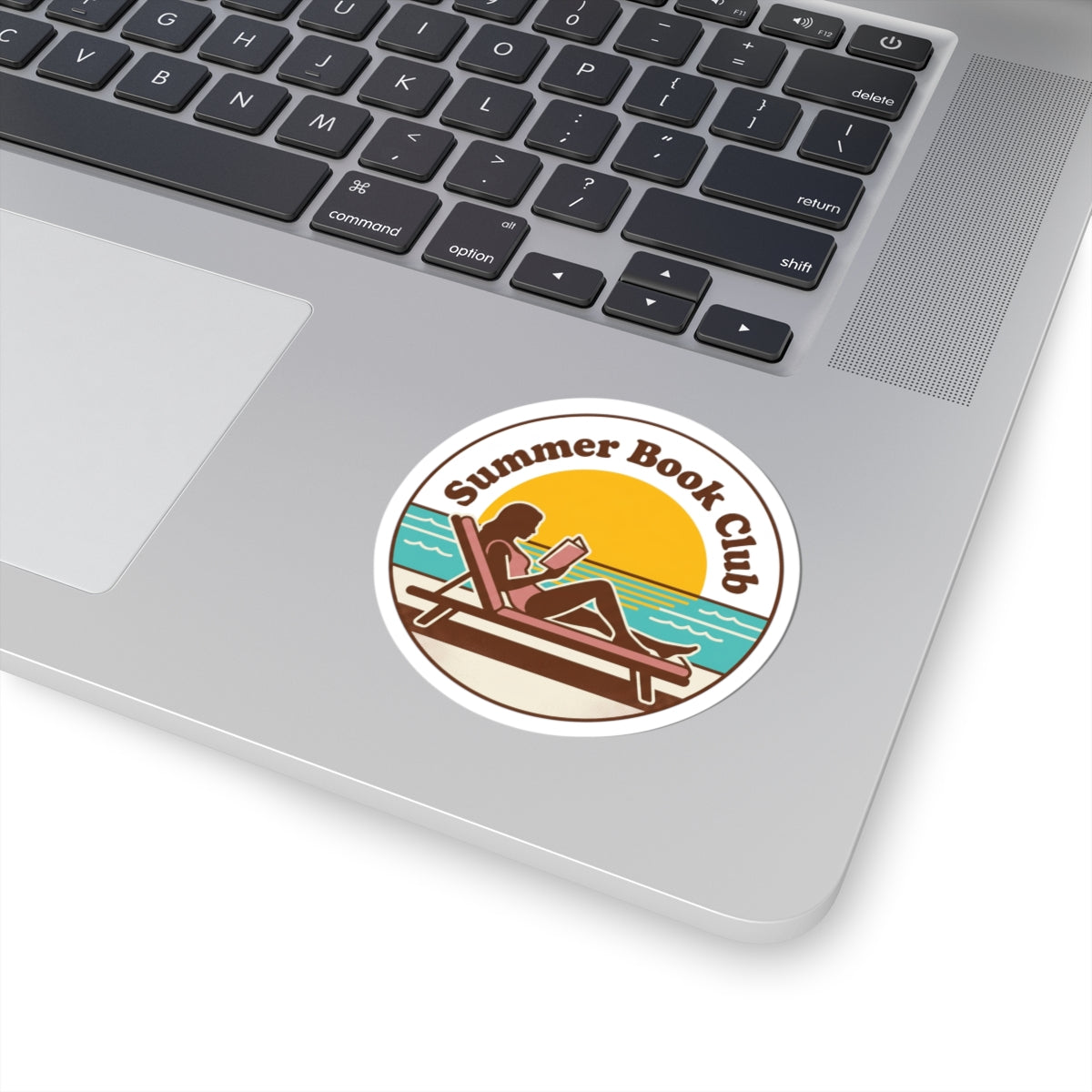 Summer Book Club Kiss-Cut Sticker | summer aesthetic, coastal vibes