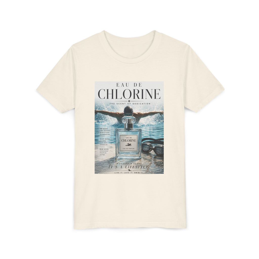 Youth Tee — "Eau de Chlorine" Swim Vibes Graphic Shirt