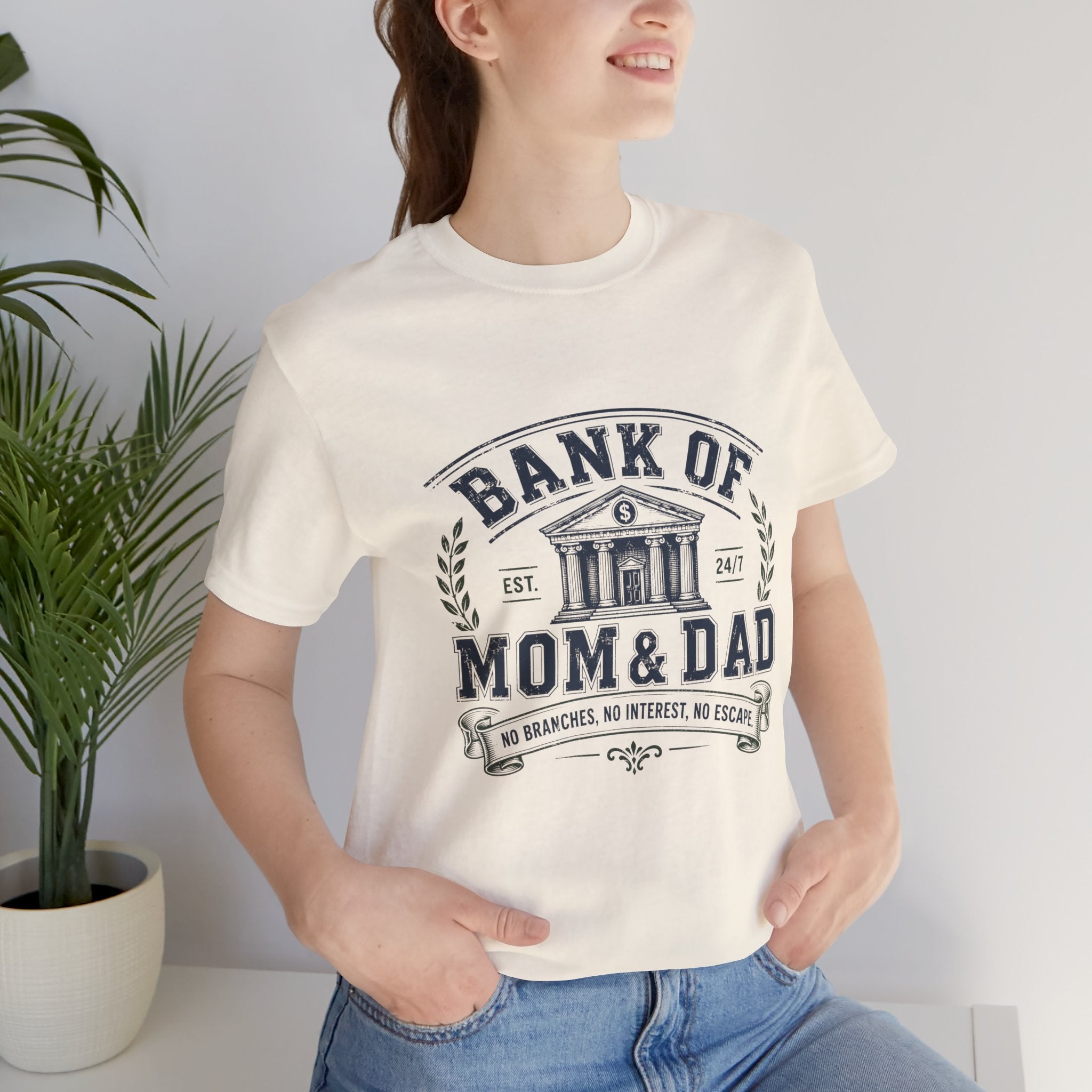 Bank of Mom & Dad T-Shirt – Funny Parent Fund Vintage Tee