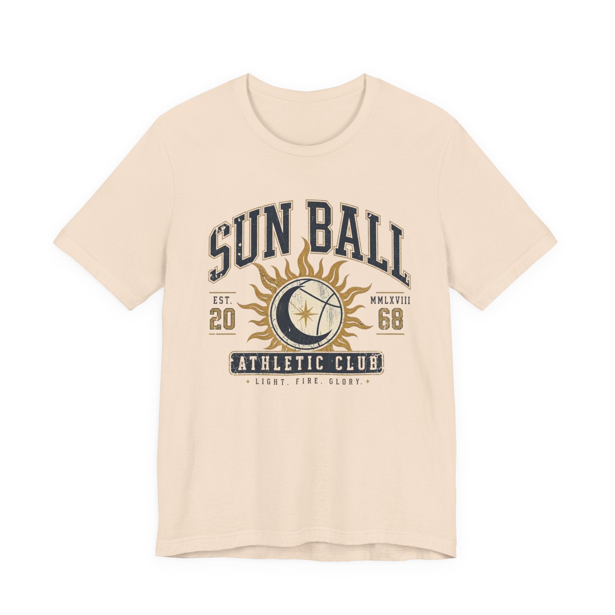 Sun Ball Athletic Club T-Shirt — Vintage Solar Graphic Tee