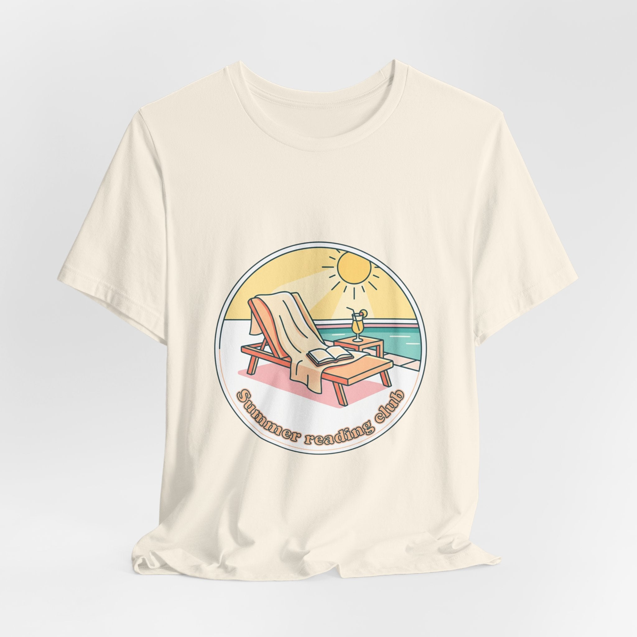Sunny Beach Lounge Tee | Summer Aesthetic, coastal vibes, pastel retro