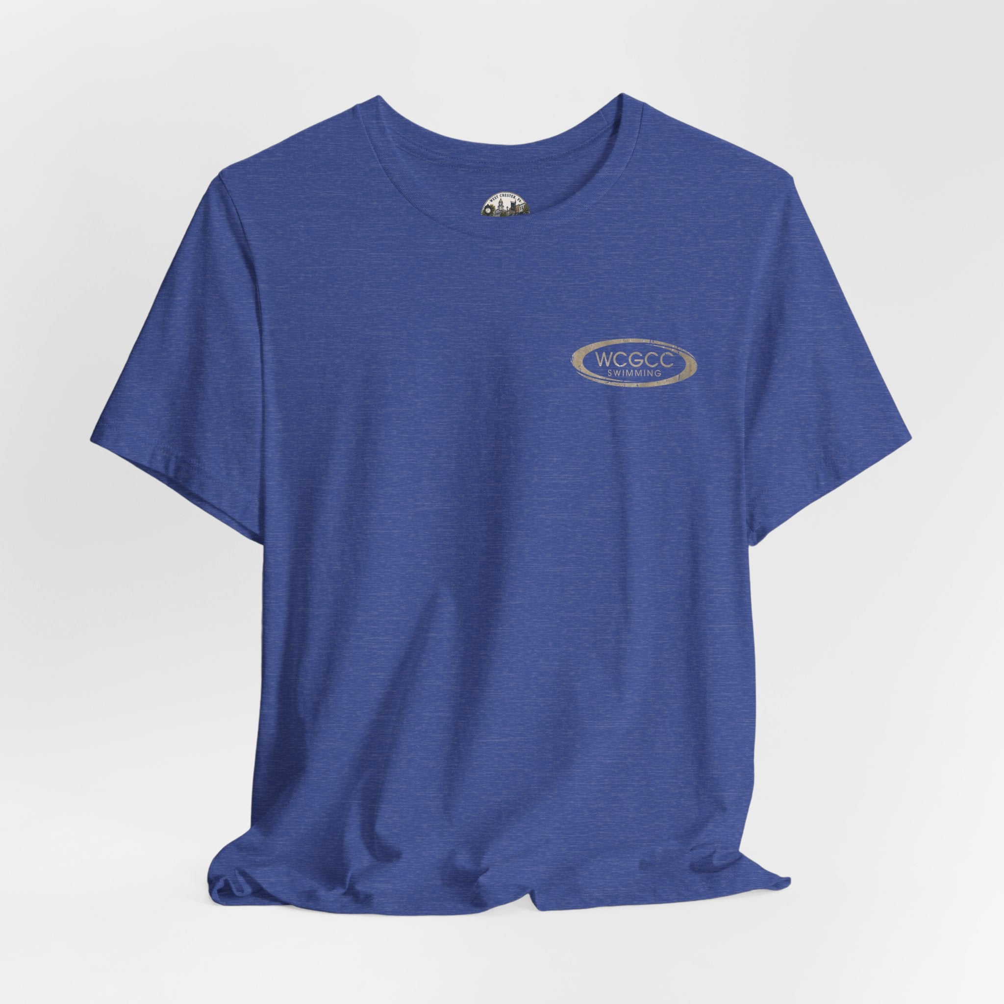 America 250th  Swim T-Shirt — Vintage Flag USA Map Tee (1776–2026)