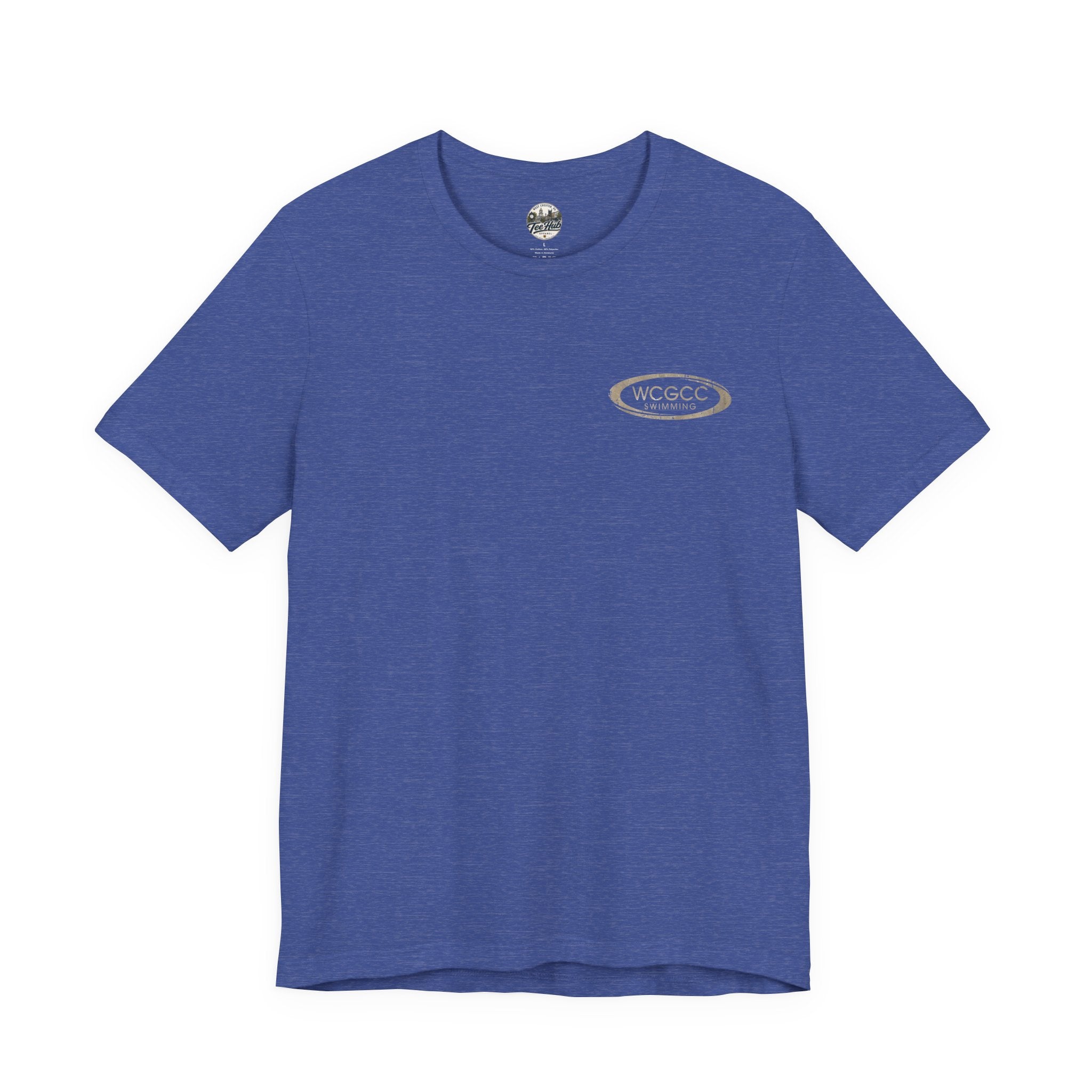 America 250th  Swim T-Shirt — Vintage Flag USA Map Tee (1776–2026)