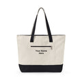 WCGCC Swimming Canvas Tote Bag — Custom Name Zippered Pool Bag