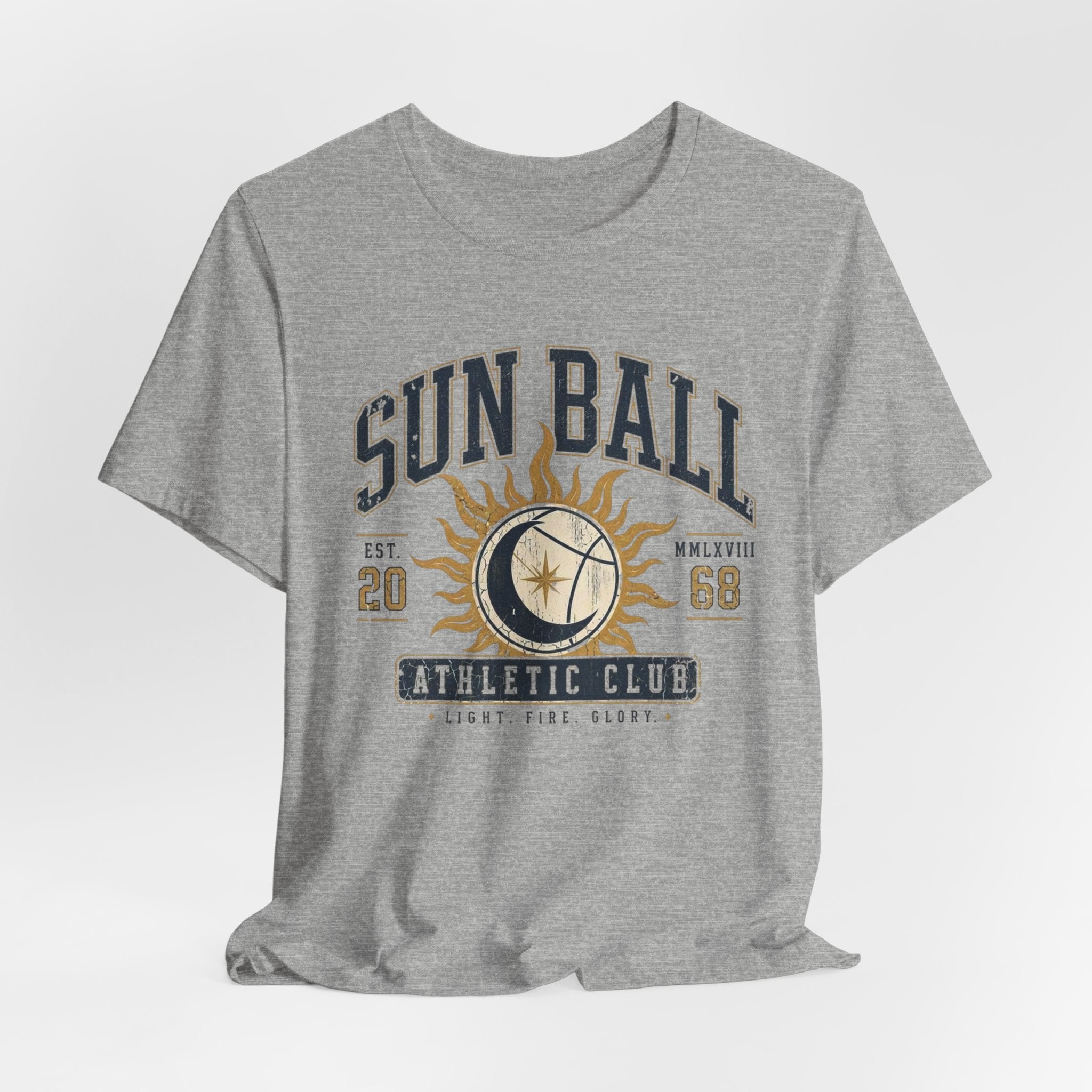 Sun Ball Athletic Club T-Shirt — Vintage Solar Graphic Tee